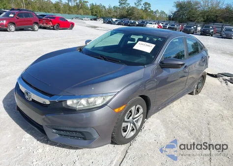 2017 Honda Civic Lx из США, поврежденный, VIN 19XFC2F58HE008558